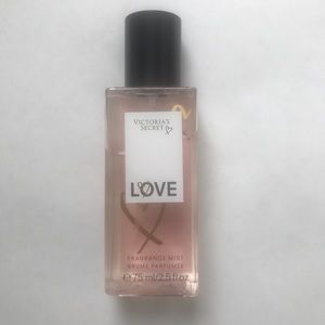 Victoria Secret fragrance mist in "Love"
